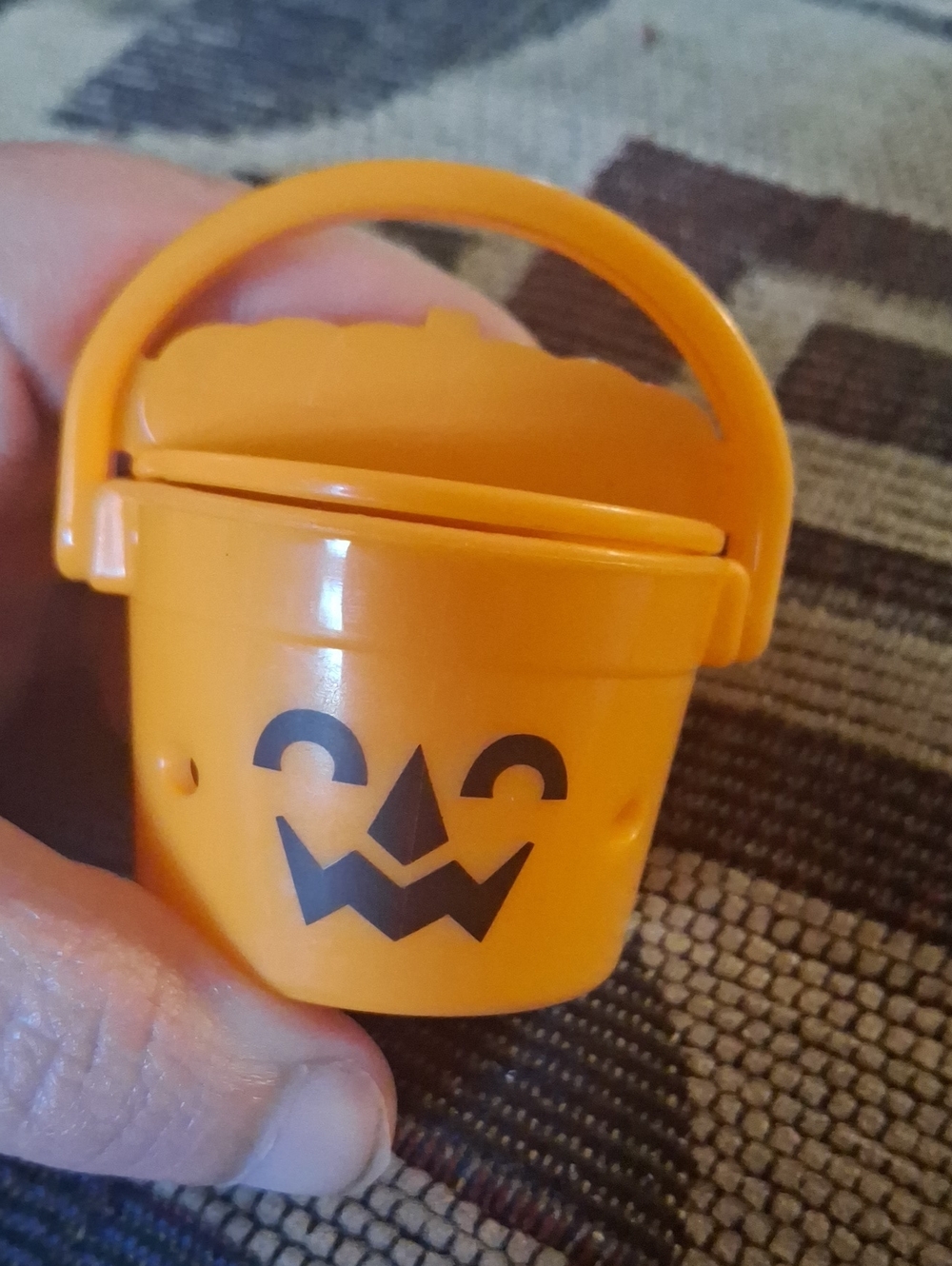 Halloween Mini Treat Pail Orange Jack-o'-Lantern McPunk'n Doll Size Halloween